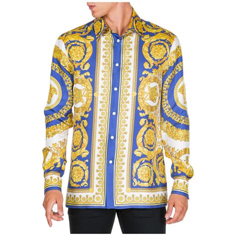 rad versace shirt|Versace long sleeve shirts.